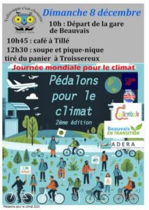 Pédalons pour le climat @ Gare de Beauvais